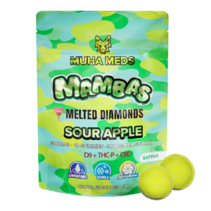 Sour Apple Melted Diamonds Gummies
