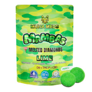 Lime Melted Diamonds Gummies