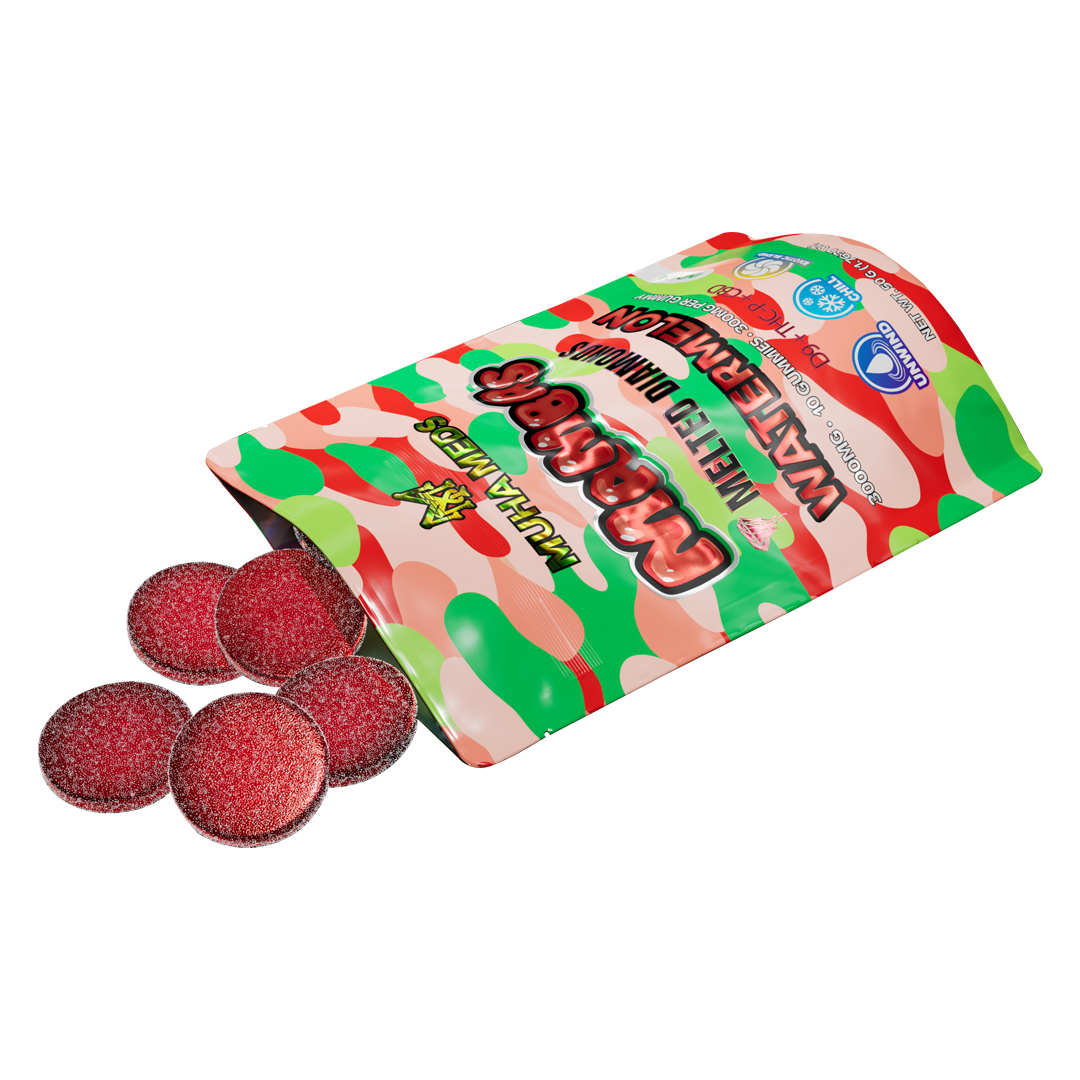 Watermelon Melted Diamonds Gummies - Image 2