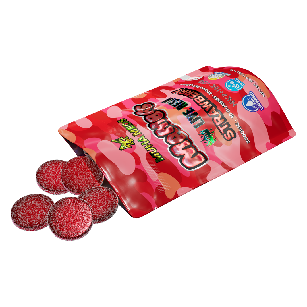 Strawberry Live Resin Gummies - Image 2