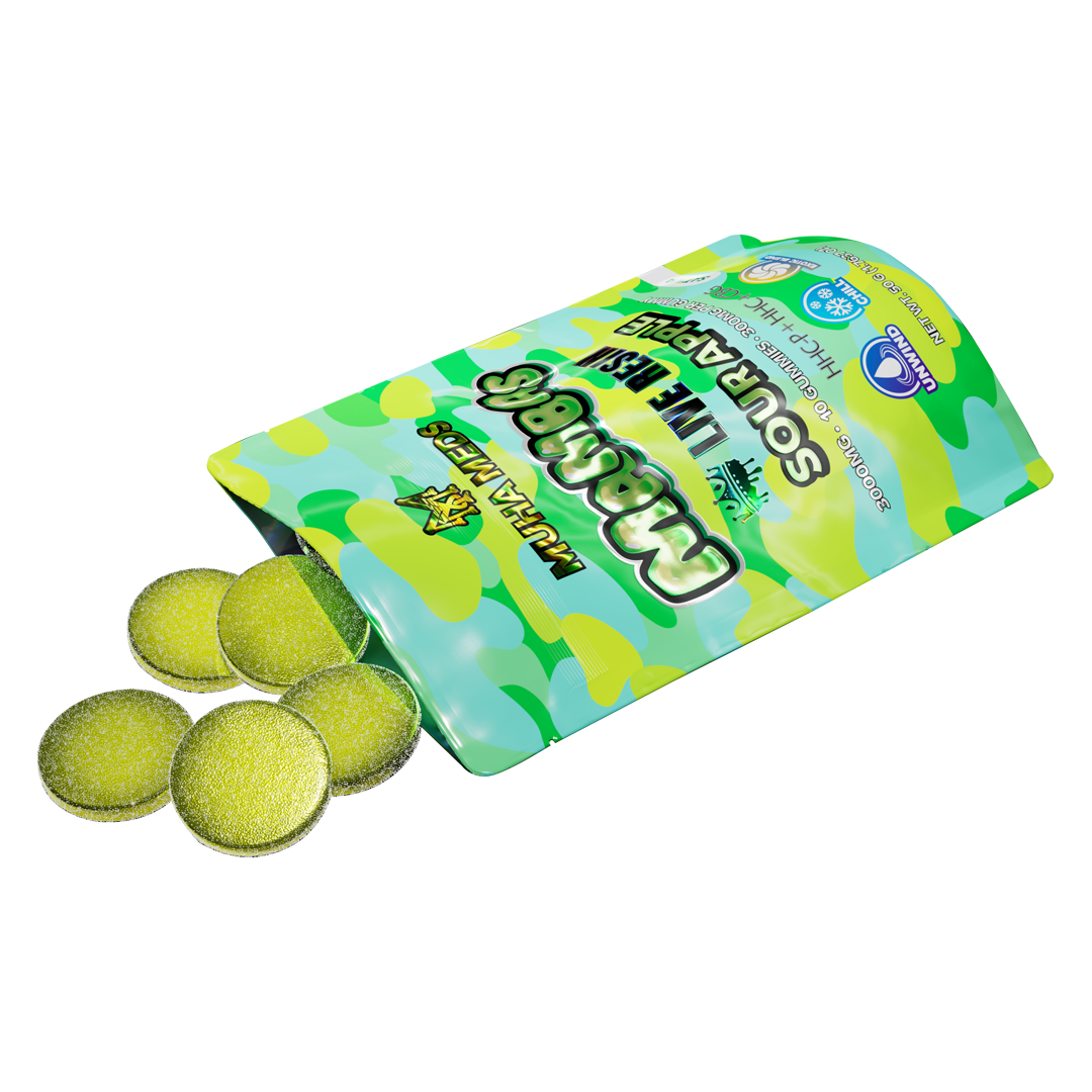 Sour Apple Live Resin Gummies - Image 2