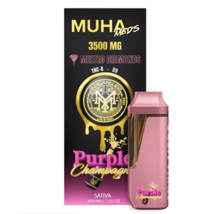 Purple Champagne Melted Diamonds Disposable